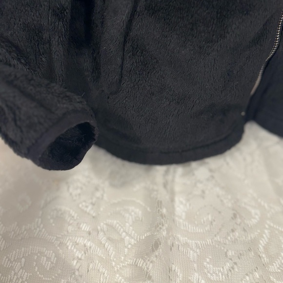 FREE COUNTRY Womens Plush Full Zip Jacket Black Large Zip pockets - Picture 6 of 9